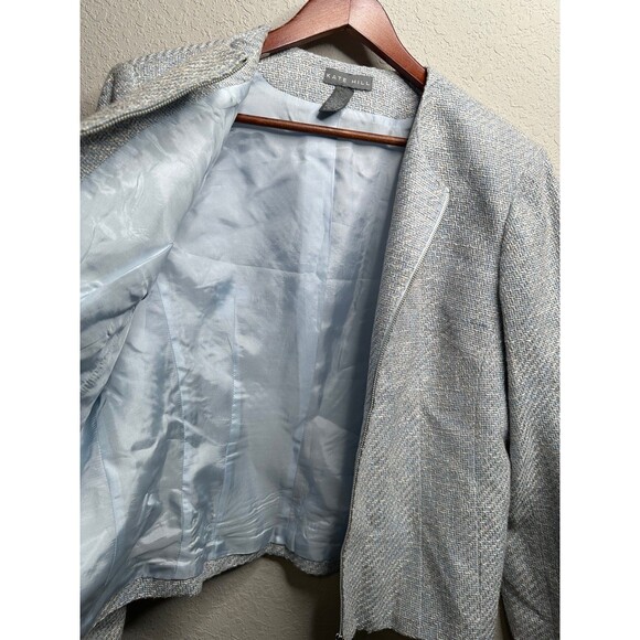 Kate Hill Tweed Linen Silk Blend Blazer Women’s‎ Size 18 - Picture 4 of 5